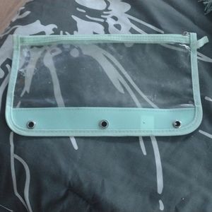 Pencil pouch for binder